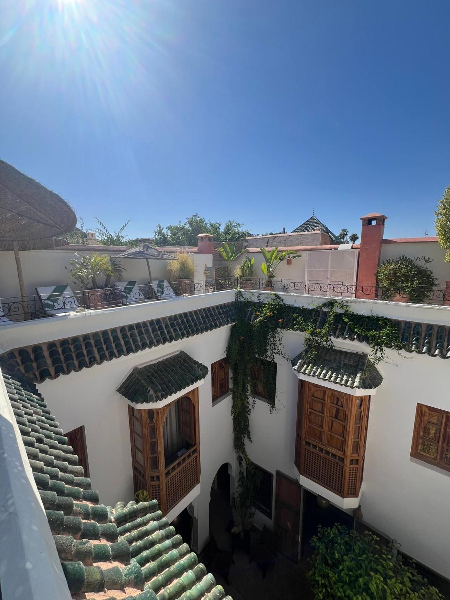 Riad Prive Sadaka Bassin Rooftop 马拉喀什 外观 照片