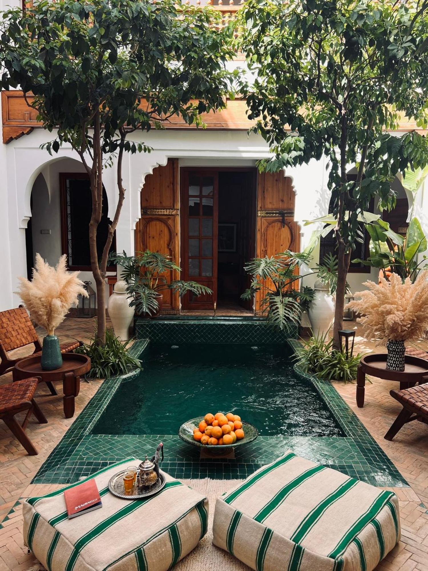 Riad Prive Sadaka Bassin Rooftop 马拉喀什 外观 照片