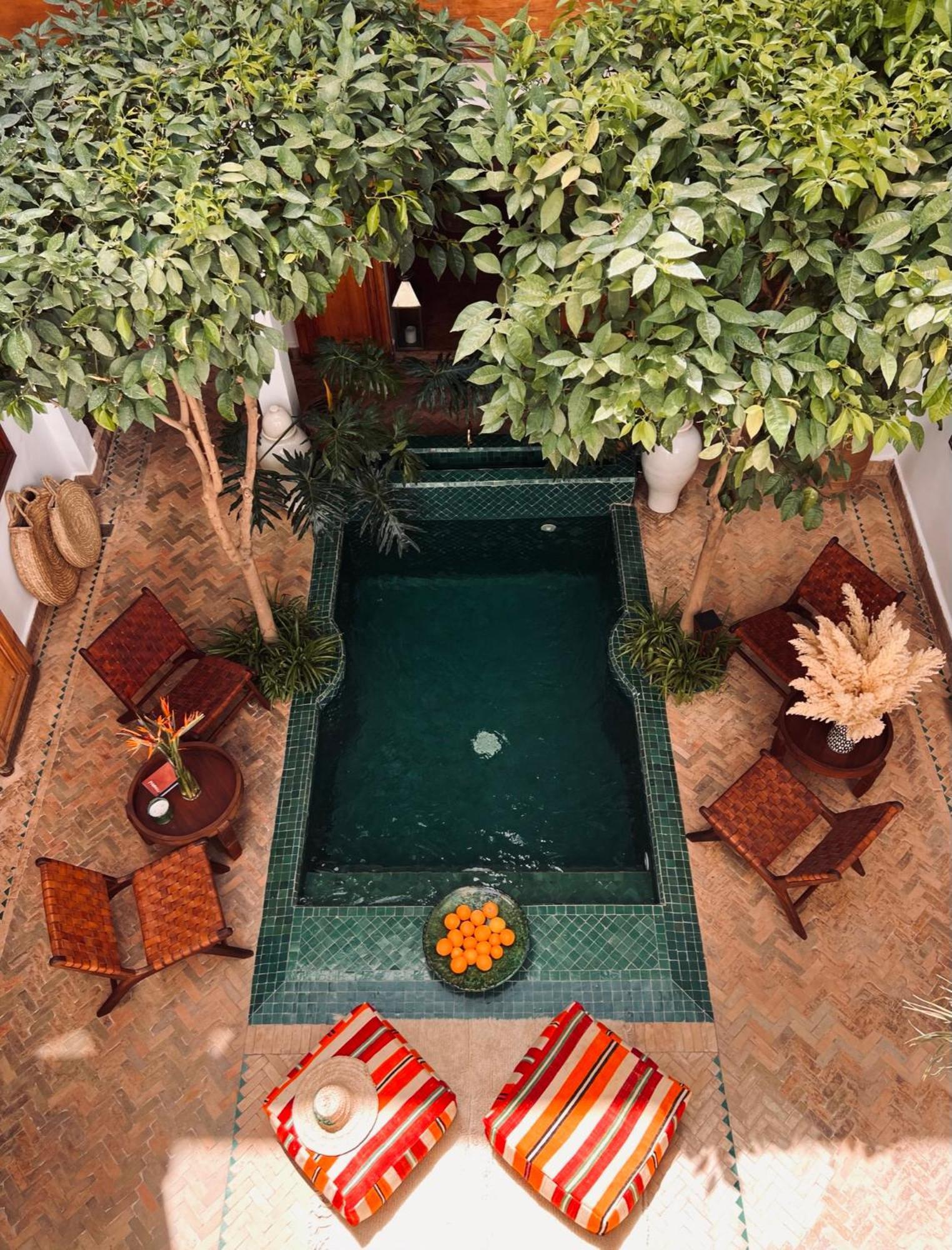 Riad Prive Sadaka Bassin Rooftop 马拉喀什 外观 照片