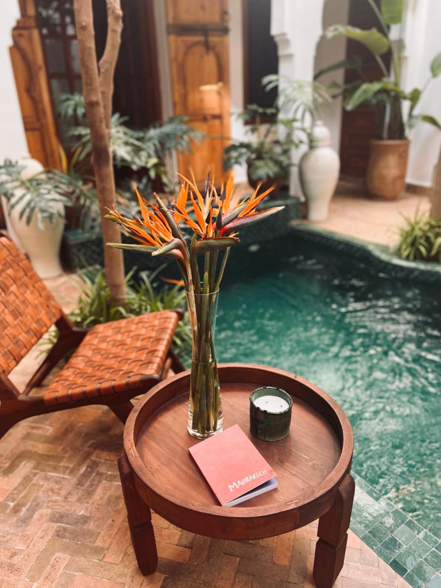 Riad Prive Sadaka Bassin Rooftop 马拉喀什 外观 照片